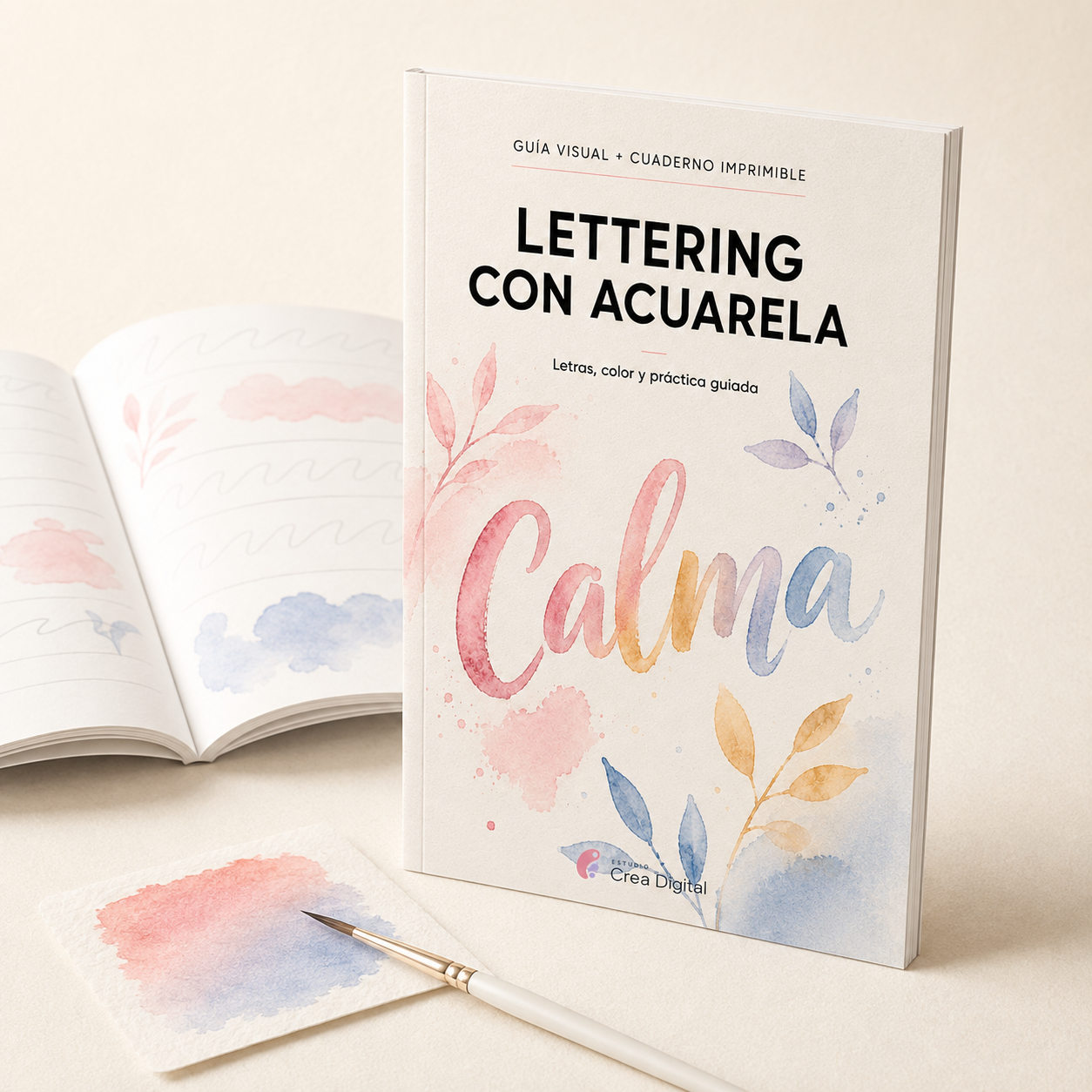 Lettering con acuarela